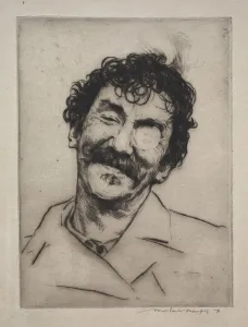 James MacNeill Whistler. Creator: Mortimer Menpes (British, 1860-1938)