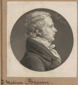James Madison Broom, 1807. Creator: Charles Balthazar Julien Fevret de Saint-Mé
