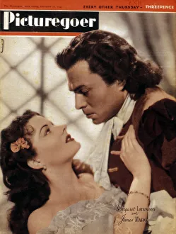 James Mason (1909-1984) and Margaret Lockwood (1916-1990), actors, 1945