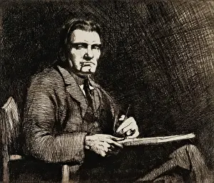 Cigarettes Prints: James McBey Lld, 1925-1949. Creator: Ernest Stephen Lumsden