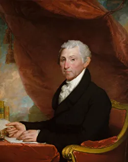 Monroe Prints: James Monroe, ca. 1820-22. Creator: Gilbert Stuart