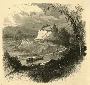 Bryant William Cullen Gallery: The James, above Richmond, 1872. Creator: Harry Fenn