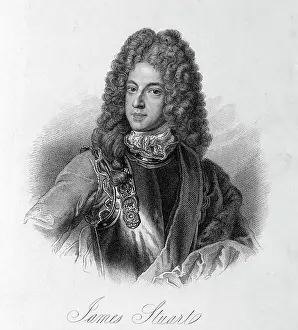 George Godfrey Prints: James Stuart (King James III), c1720-c1740, (1834-37). Creator: Samuel Freeman