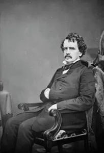 Mustache Gallery: James T. Brady, between 1855 and 1865. Creator: Unknown