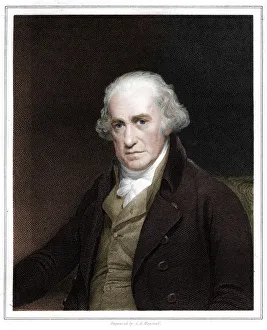 Ce Wagstaff Gallery: James Watt, Scottish engineer, (1833). Artist: CE Wagstaff