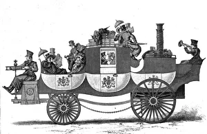 Footman Prints: Jamess Steam Carriage, 1810, 1888. Creator: Unknown
