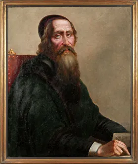 Jan Amos Comenius (1592-1670), 1850s. Creator: Hellich, Josef Vojtech (1807-1880)