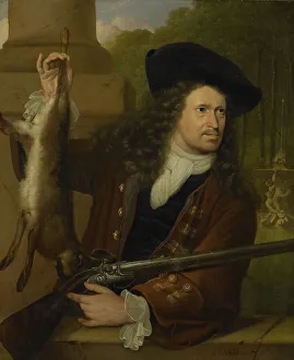 Hunting Rifle Prints: Jan de Hooghe (1650-1731). Anna de Hooghe's Cousin