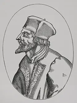 Jan Hus, (1369-1415), Czech theologian and philosopher, 1877. Creator: Unknown