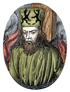 Stake Prints: Jan Hus, Bohemian religious reformer and theologian, 1493