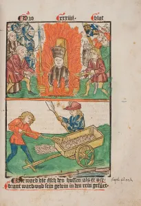 Jan Hus burned at the stake, and his ashes thrown into the Rhine Jan Hus burned at the stake, and his ashes thrown into the Rhine