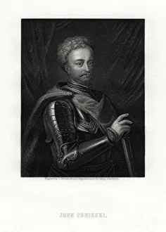 Jan III Sobieski, monarch of the Polish-Lithuanian Commonwealth, 19th century. Artist: J Thomson