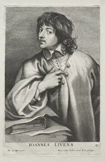 Jan Lievens, 1636-1641. Creator: Lucas Emil Vorsterman (Flemish, 1595-1675)