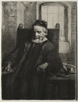 Jan Lutma, Goldsmith, 1656. Creator: Rembrandt van Rijn (Dutch, 1606-1669)