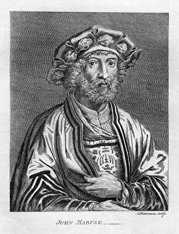 Jan Mabuse, 16th century Flemish artist, late 18th century(?). Artist: A Bannerman Jan Mabuse, 16th century Flemish artist, late 18th century(?). Artist: A Bannerman
