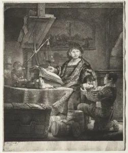 Jan Uytenbogaert, 1639. Creator: Rembrandt van Rijn (Dutch, 1606-1669)