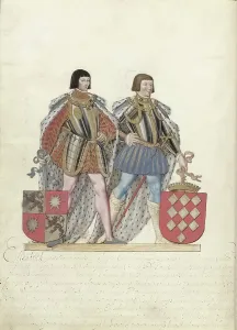 Jan van Luxembourg and Antoon van Lalaing, c.1600-c.1625. Creator: Nicolaes de Kemp