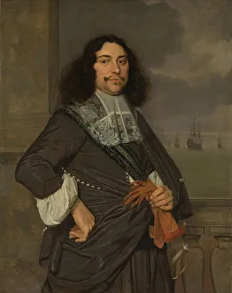 Vice Admiral Prints: Jan van Nes (1631-80), Vice admiral of Holland and West-Friesland