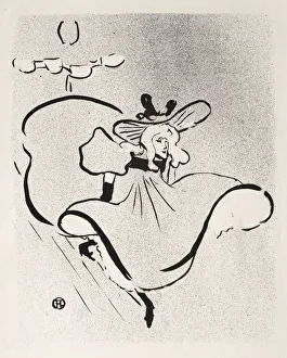 Jane Avril, 1893. Creator: Henri de Toulouse-Lautrec (French, 1864-1901)