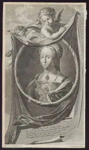 Vermeulen Prints: Jane Grey, 1697. Artist: Vermeulen, Cornelis Martinus (1644-1708)
