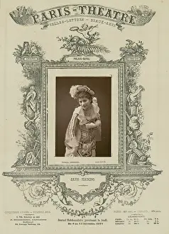 Woodburytype Prints: Jane Hading/ Palais Royal, 1877. Creator: Paul Nadar