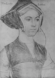 Henry Viii Gallery: Jane, Lady Lister, c1532-1543 (1945). Artist: Hans Holbein the Younger