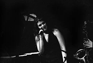 Brecon Powys Wales Collection: Jane Monheit, Brecon Jazz Festival, Brecon, Powys, Wales, Aug 2001