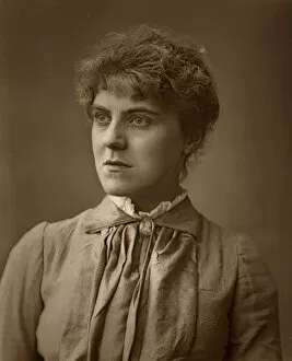 Janet Achurch, British actress and actor-manager, 1887. Artist: Ernest Barraud