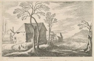 January Prints: Januarius (January), late 17th century. Creator: Lodovico Mattioli