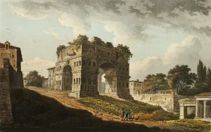 Januss Arch, plate twenty from the Ruins of Rome, published December 6, 1796