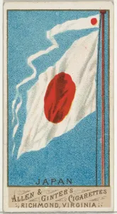 Japan, from Flags of All Nations, Series 1 (N9) for Allen & Ginter Cigarettes Brands