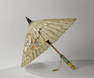 Copper Metal Prints: Japanese bamboo parasol, c.1920-c.1930. Creator: Anon
