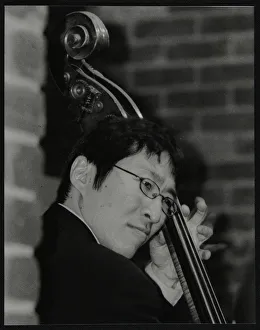 Hertfordshire Gallery: Japanese bassist Kengo Nakamura playing at The Fairway, Welwyn Garden City, Hertfordshire, 2004