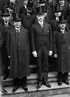 Financier Prints: Japanese financiers in New York, 1917. Creator: Bain News Service