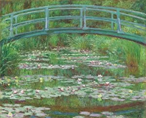 Waterlily Gallery: The Japanese Footbridge, 1899. Creator: Claude Monet
