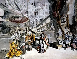 Group Of People Collection: The Japanese Garden, c1900-1944. Artist: Max Jacob