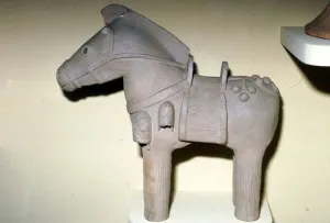 Japanese Haniwa Tomb Figure of Horse, c300-550