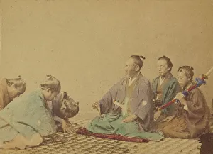 Respect Prints: Japanese High Officers. 1865-1870. Creator: Unknown