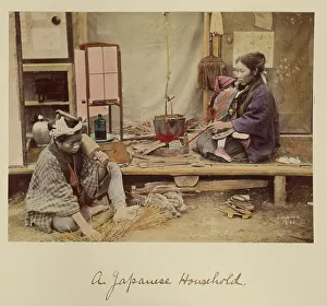Cooking Pot Prints: A Japanese Household, about 1873-1883. Creator: Shinichi Suzuki I