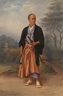 Antonion Zeno Shindler Gallery: Japanese Man, ca. 1893. Creator: Antonio Zeno Shindler
