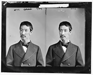 Stereoscopics Gallery: Japanese Minister Giro Yano, 1865-1880. Creator: Unknown