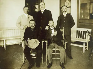 Japanese Peace Commission & other, 1905. Creator: Unknown. Japanese Peace Commission & other, 1905. Creator: Unknown
