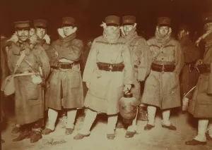 Transit Prints: Japanese soldiers landed at Chemulpo after naval battle