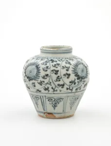 Floral Motif Prints: Jar, 1300-1425. Creator: Unknown
