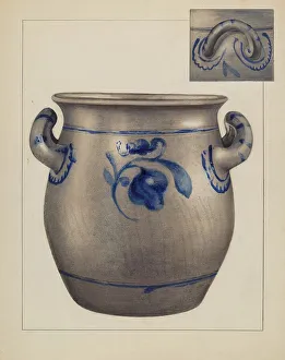 Sperber Charlotte Prints: Jar, 1935/1942. Creator: Charlotte Sperber