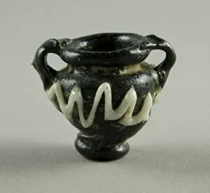 Glass Blown Technique Collection: Jar, 5th-7th century. Creator: Unknown