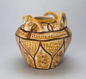 Glazed Pottery Gallery: Jar, Abbasid Caliphate (750-1258), 9th century. Creator: Unknown