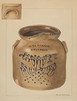 Jar, c. 1936. Creator: Yolande Delasser