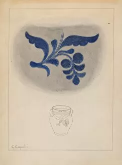 Capelli Giacinto Gallery: Jar, c. 1937. Creator: Giacinto Capelli