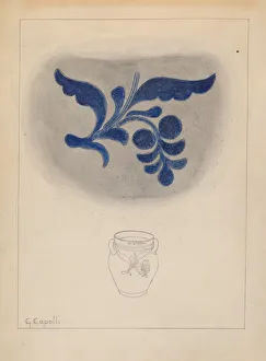 Capelli Giacinto Gallery: Jar, c. 1937. Creator: Giacinto Capelli